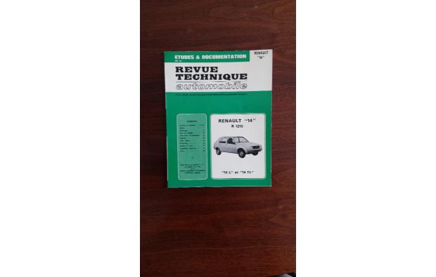 Revue technique Renault 14 Revue technique Renault 14