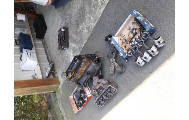 moteur en pieces de simca aronde  p60 