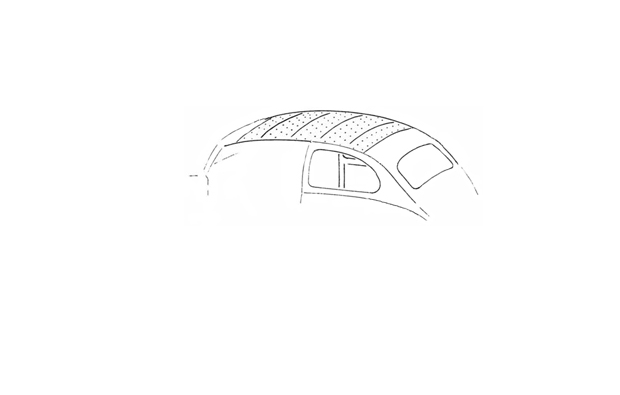 Ciel de toit vw cox Ciel de toit vw cox