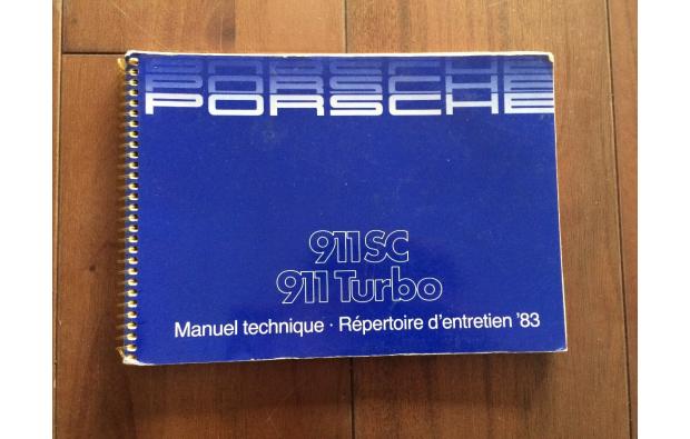 Manuel de bord Porsche 911 sc 930 turbo Manuel de bord Porsche 911 sc 930 turbo