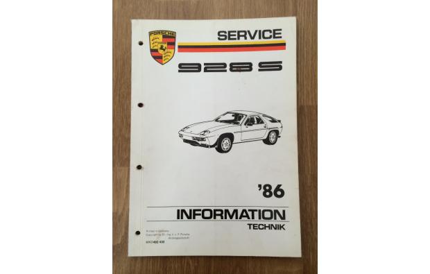 Manuel atelier Porsche 928 S 1986