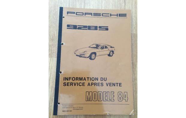 Manuel atelier Porsche 928 S 1984