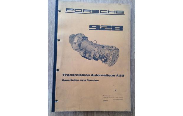 Manuel atelier Porsche 928 boite automat Manuel atelier Porsche 928 boite automat