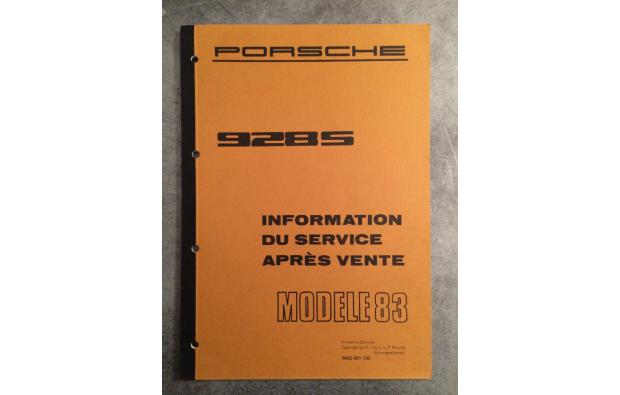 Manuel atelier Porsche 928 S 1983