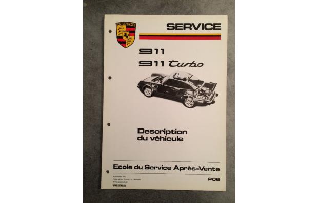 Manuel atelier Porsche 911 930 descripti