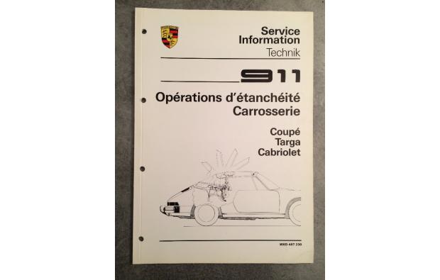 Manuel atelier Porsche 964 cabriolet Manuel atelier Porsche 964 cabriolet