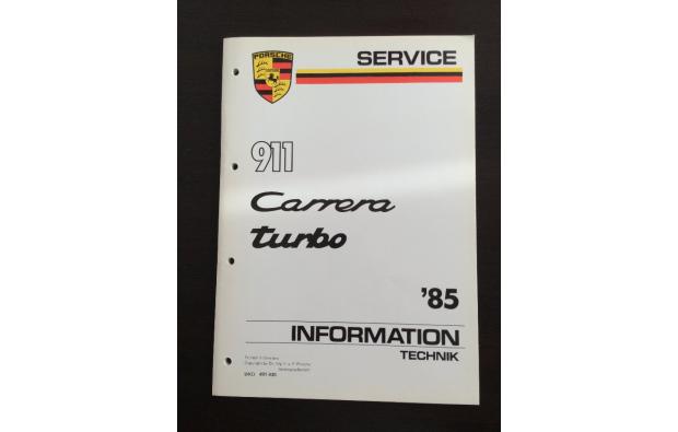 Manuel atelier Porsche 911 930 1985 Manuel atelier Porsche 911 930 1985