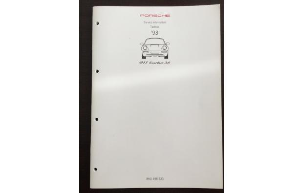Manuel atelier Porsche 964 turbo 3.6 Manuel atelier Porsche 964 turbo 3.6