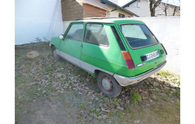 renault 5 TL verte 1977 renault 5 TL verte 1977
